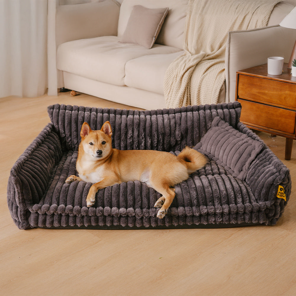 Bettbezug - Großes Waschbares Flauschiges Orthopädisches Weiches Hundekissen & Hundesofabett - Snoozy Dream Bettbezug