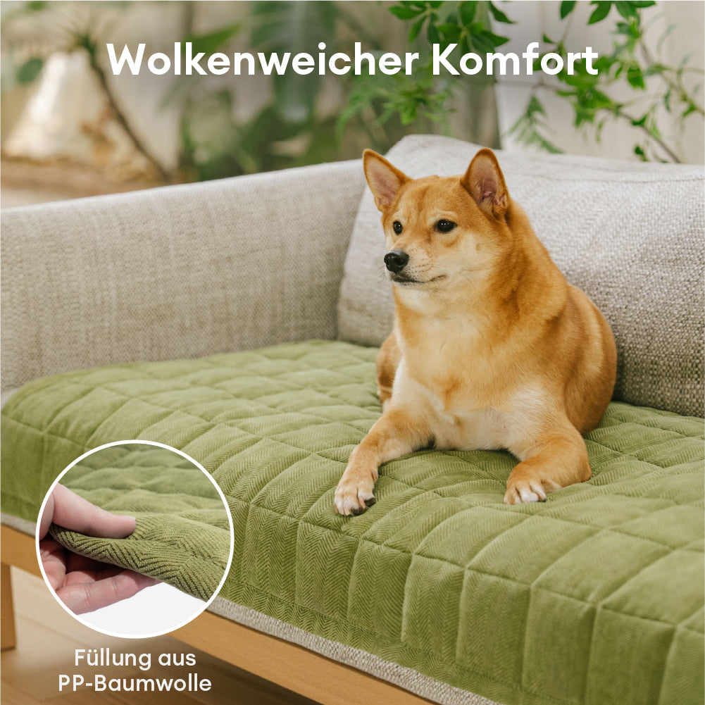 Zickzack-Chenille Elegante Atmungsaktive Sofadecke Rutschfeste Couchhülle