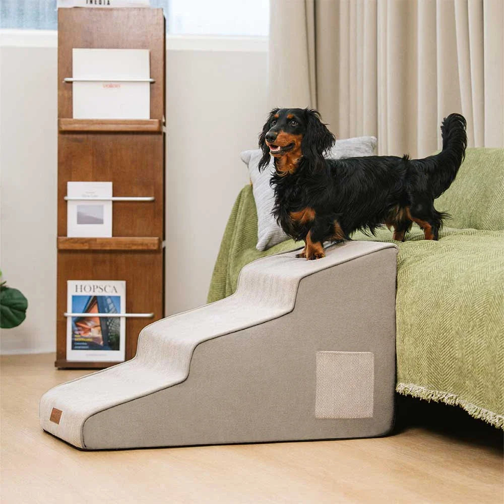 Chenille Extra Breite Rutschfeste Abnehmbare Schwamm Haustier Treppen - SafeRamp