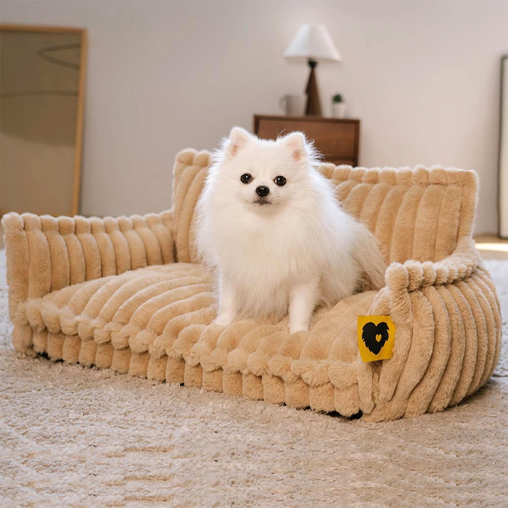 Bettbezug - Großes Waschbares Flauschiges Orthopädisches Weiches Hundekissen & Hundesofabett - Snoozy Dream Bettbezug