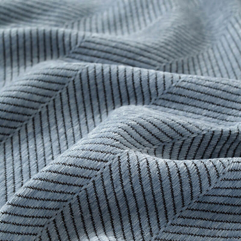 Quaste Couchbezug Chenille-Decke mit Fischgrätenmuster