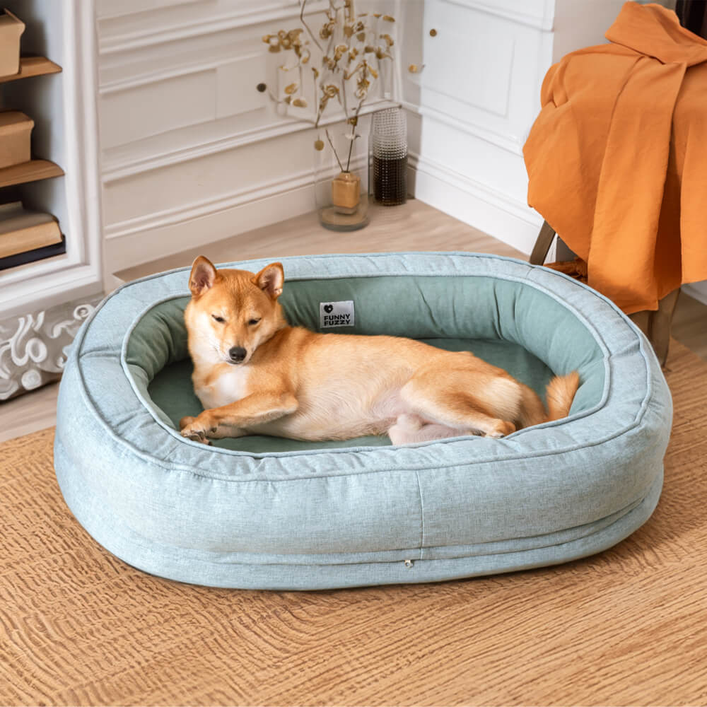 Bequem Hundebett in Donutform