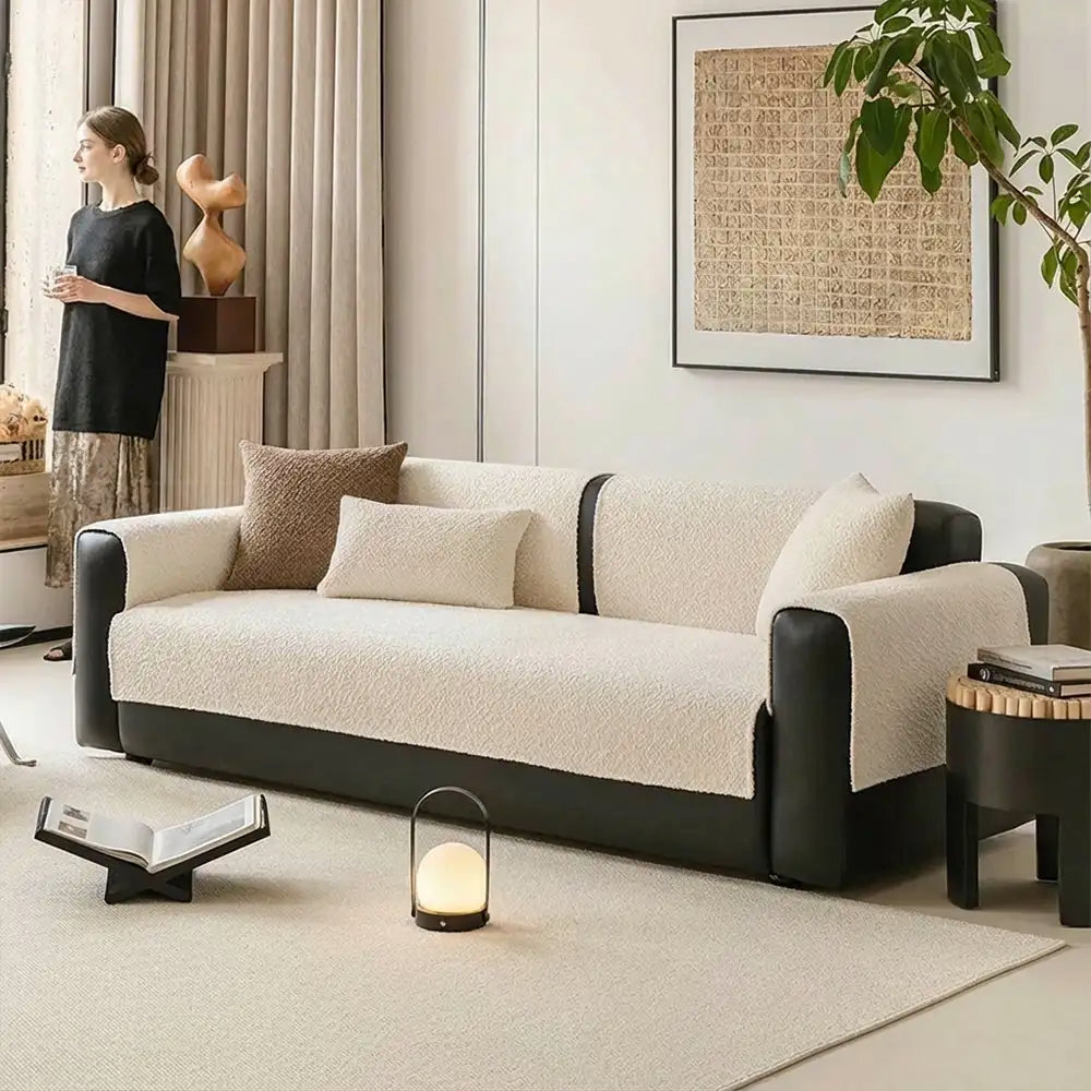 Allwetter Atmungsaktive Chenille Kratzfeste Sofa Schutz Hülle
