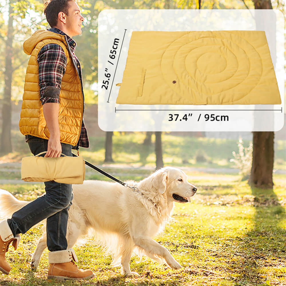Faltbare wasserdichte tragbare Hundecarpet-Matte Hundecampingmatte