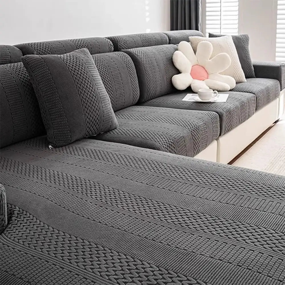 Polarfleece Weiche Antistatische Schutz Sofa Elastischer Vollumschlag Couchbezug