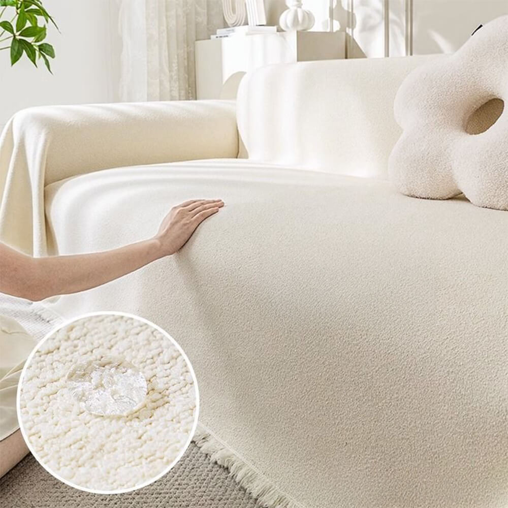Weicher wasserabweisender Teddy-Plüsch-Decke für Couch