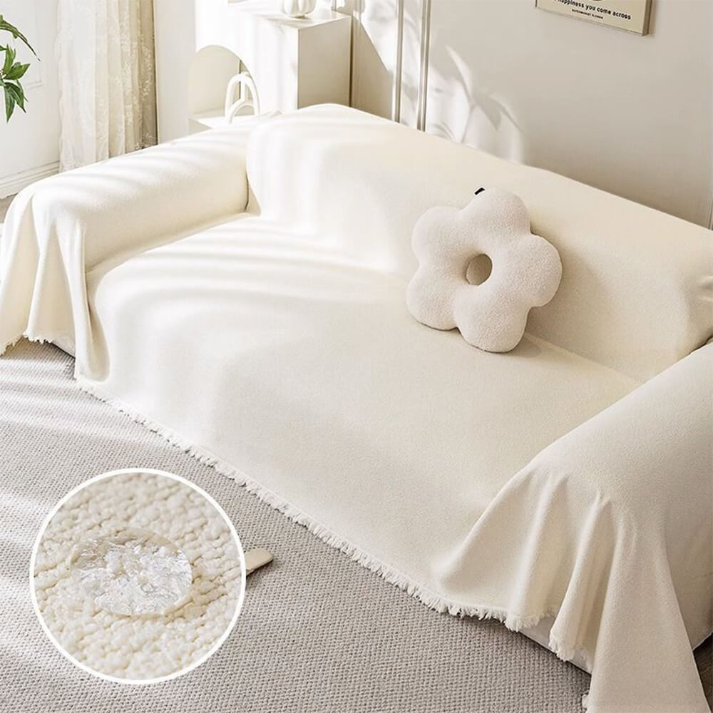 Weicher wasserabweisender Teddy-Plüsch-Decke für Couch
