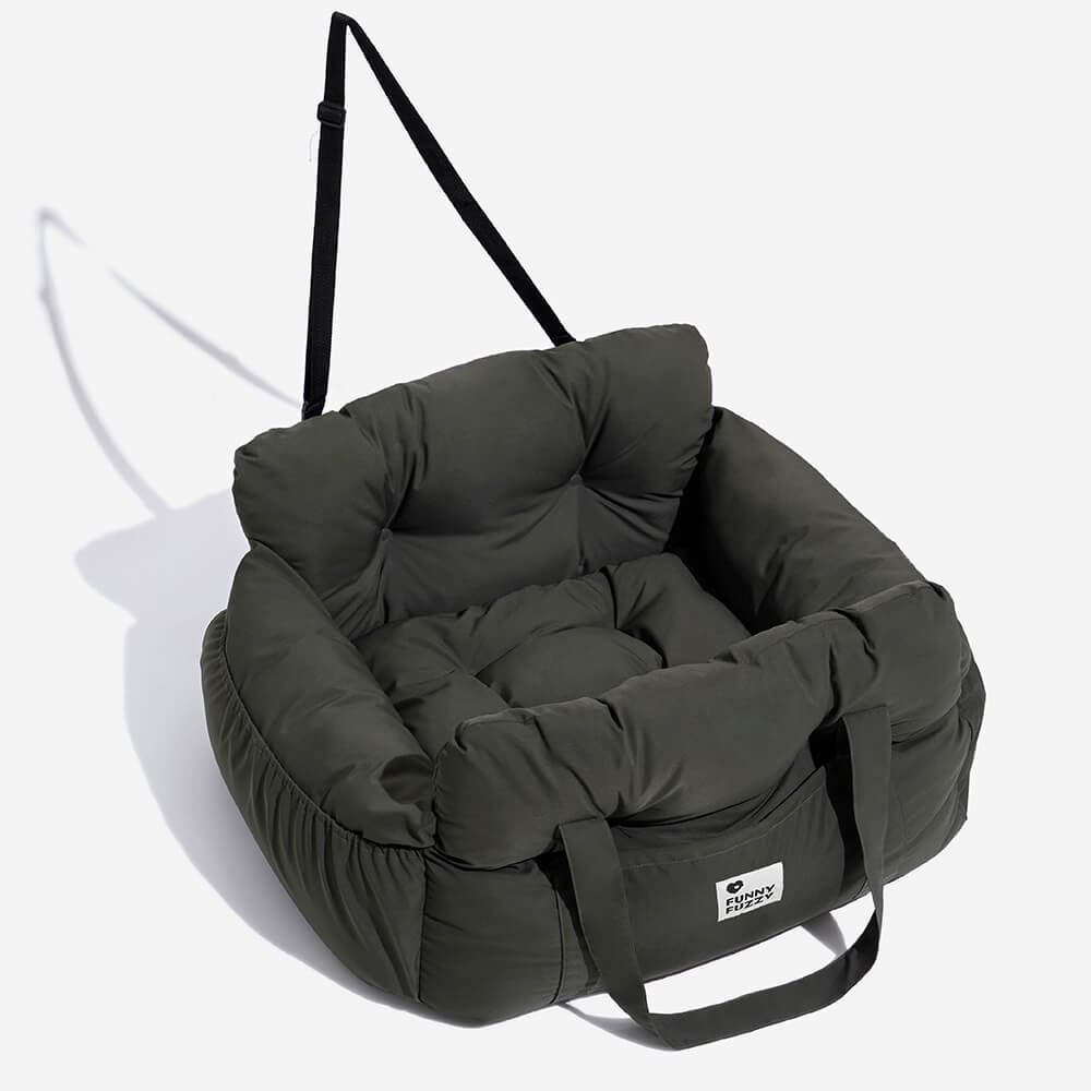 Portable Leisure Outing Pet Bolster Large Dog Car Seat Bed - FUNNYFUZZY