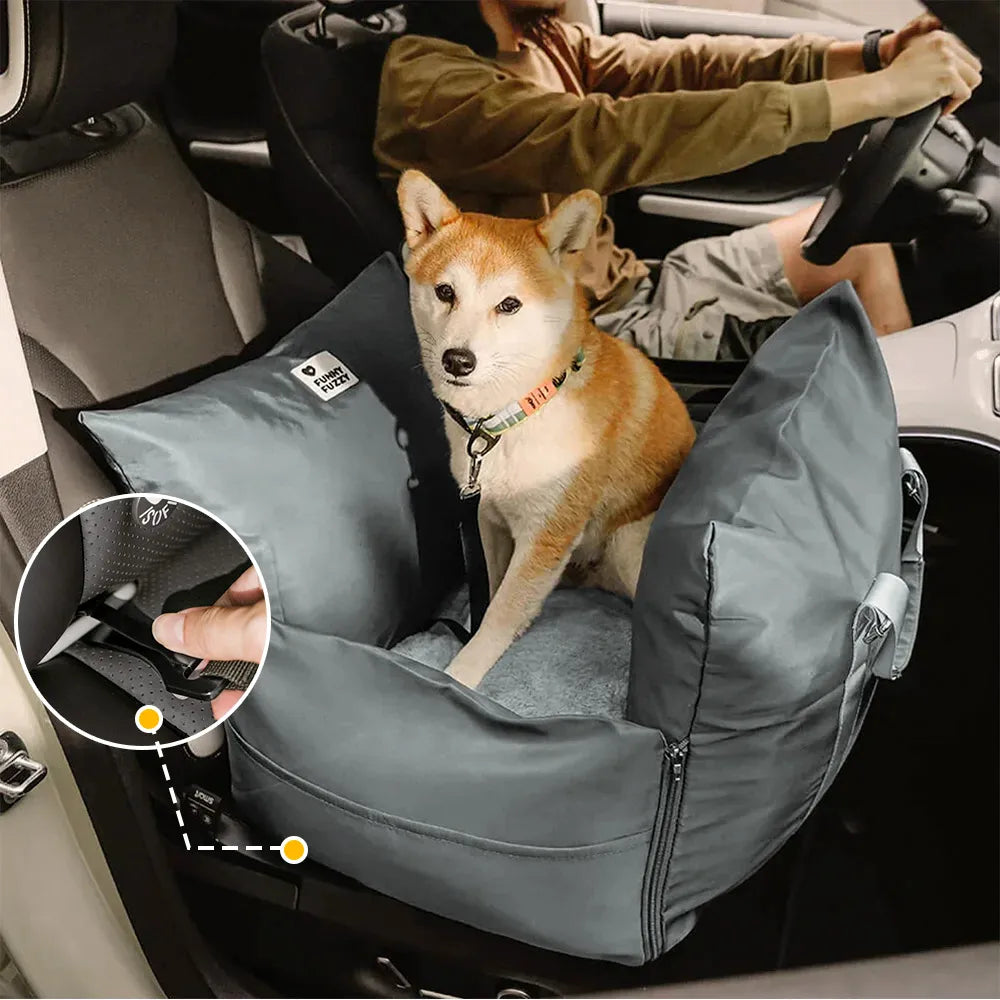 ISOFIX Hund-Autositzbett mit ISOFIX-System - Erste Klasse