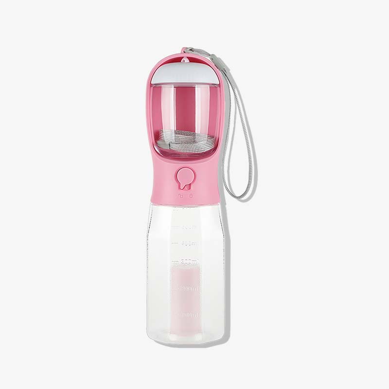 3-in-1-Multifunktionen-Wasserflasche für den Hundespaziergang