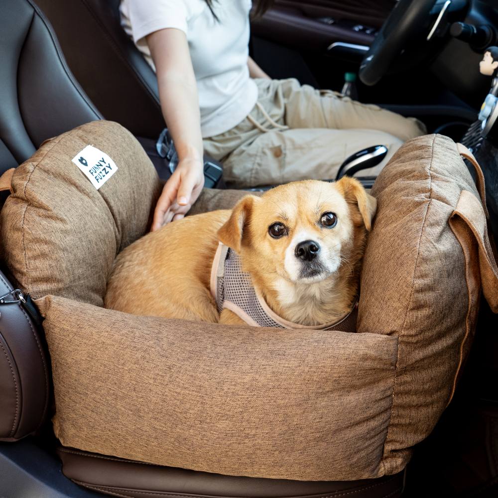 Dog Car Seat Bed - First Class - FUNNYFUZZY