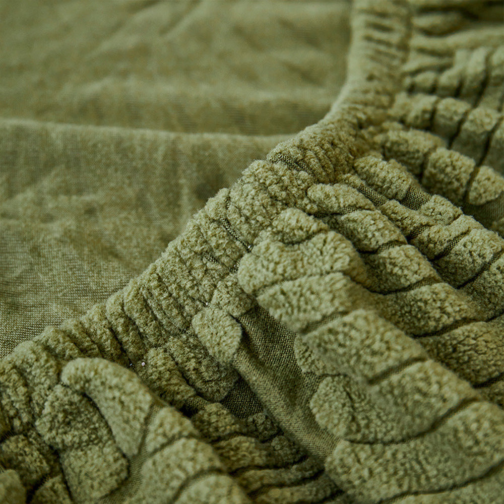 Moderner Jacquard-Sofabezug mit Blätterdesign – Wasserabweisend, Kratzfest & Elastisch, Rundum-Schutz