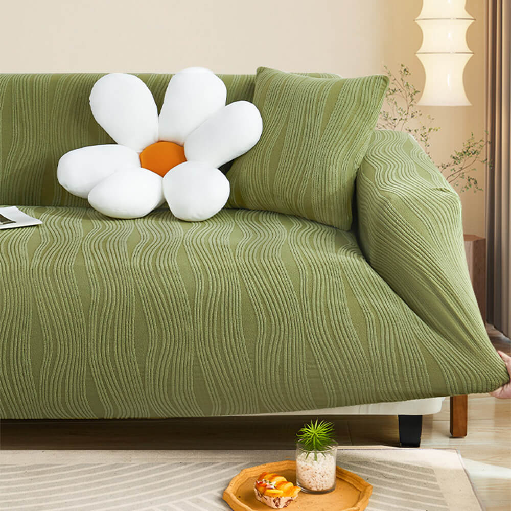 Jacquard-Elastischer-Sofabezug mit Vollbezug und kratzfestem Bezug