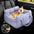ISOFIX Hund-Autositzbett mit ISOFIX-System - Erste Klasse