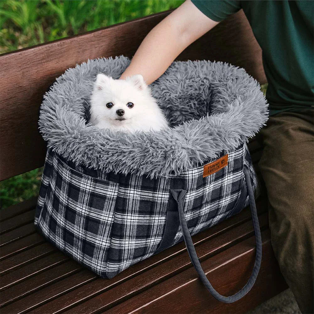 2 in 1 großer Alljahres-Haustierträger und Hundeschlafsack - Voyager's Plaid