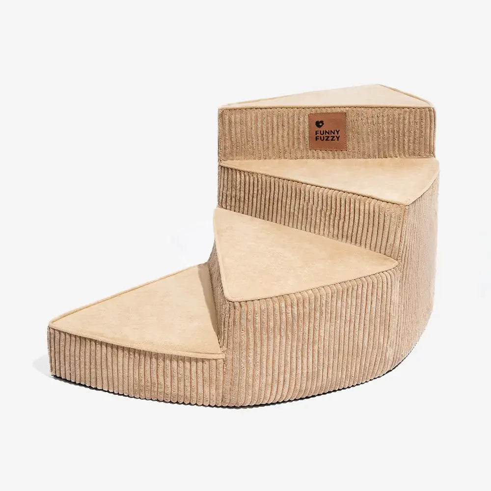 CreamyStep Haustiertreppe – Abnehmbar & Gelenkfreundlich aus Cordura