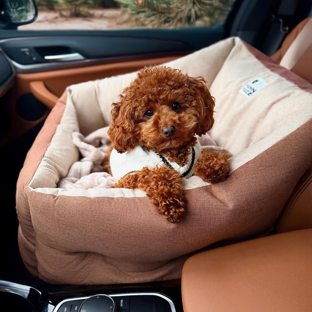 Wasserdichtes & Verdicktes Einzelsitz Hundeautositzbett