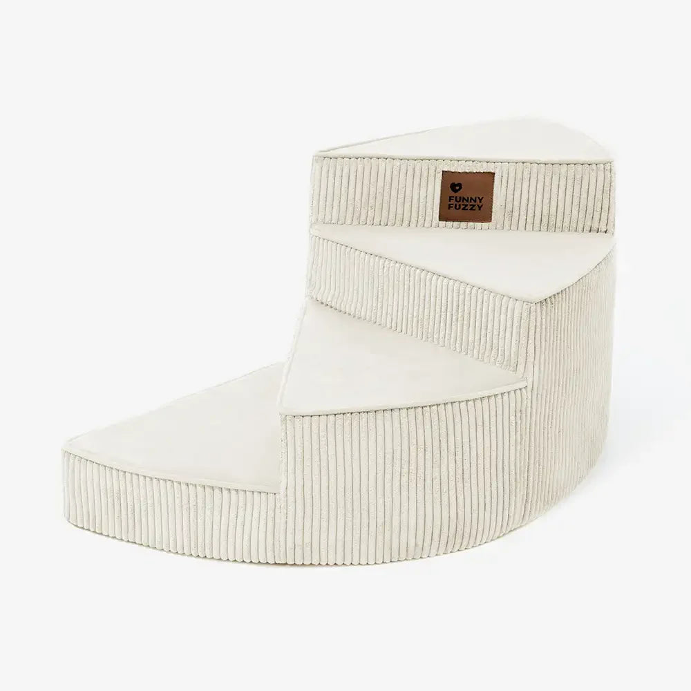 CreamyStep Haustiertreppe – Abnehmbar & Gelenkfreundlich aus Cordura