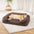 Fluffiges Plüsch-Orthopädisches Waschbares Bolster- Eckhundebett- ComfyPaws