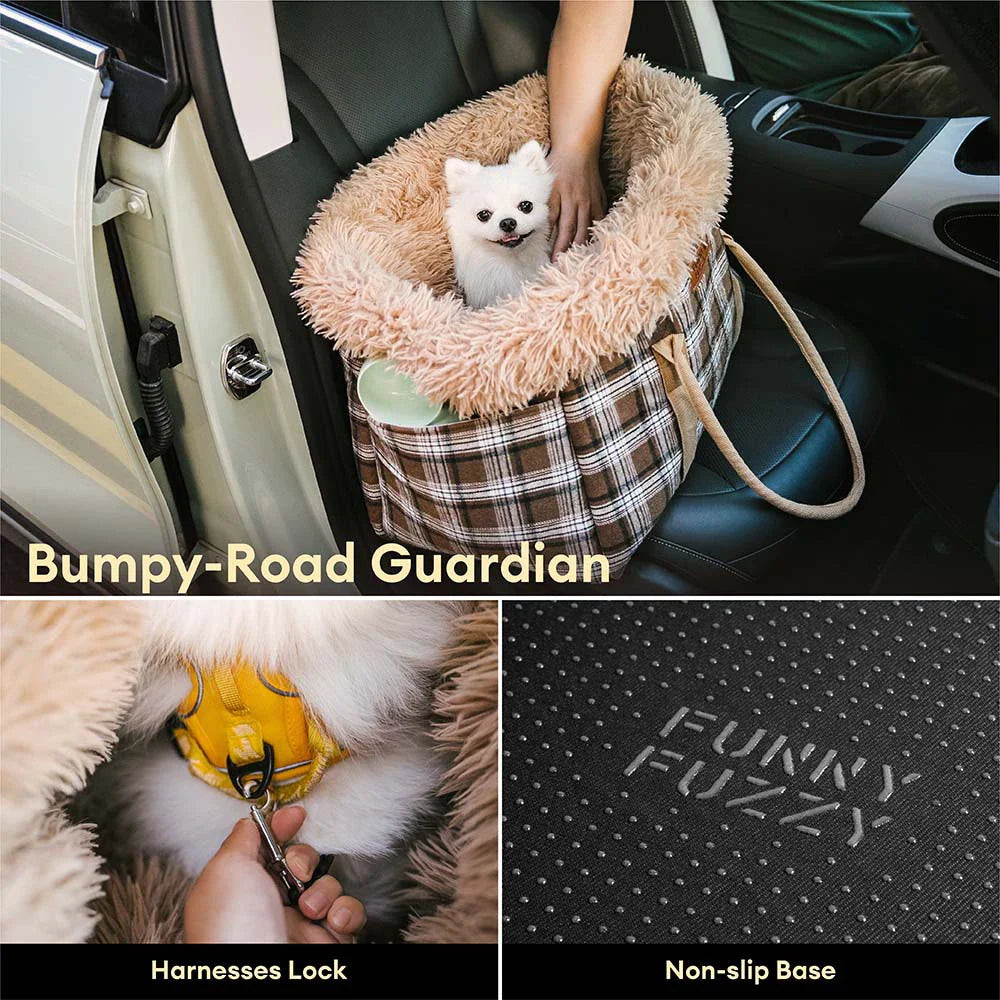 2 in 1 großer Alljahres-Haustierträger und Hundeschlafsack - Voyager's Plaid