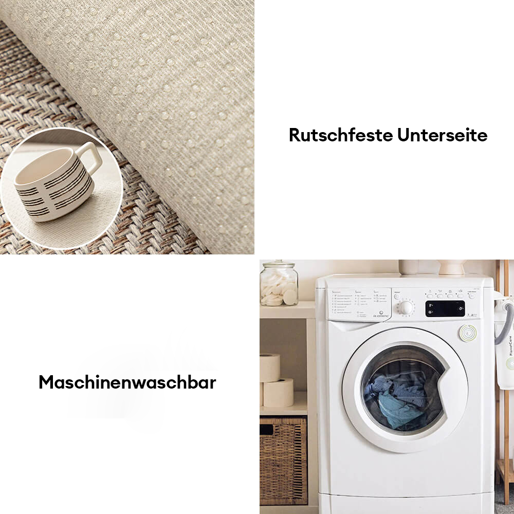 Minimalistisches Fischgrätenmuster Atmungsaktive Kunstleinen Ganzjahres-Sofabezug