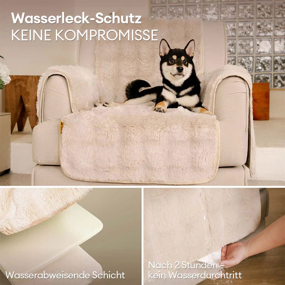 Flauschiger, wasserabweisender Möbelschutz-Sofabezug – EverDry