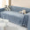 Quaste Couchbezug Chenille-Decke mit Fischgrätenmuster