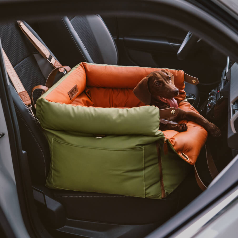 Prächtig Unterwegs Autositz Hundebett aus Kunstleder - Urban Voyager