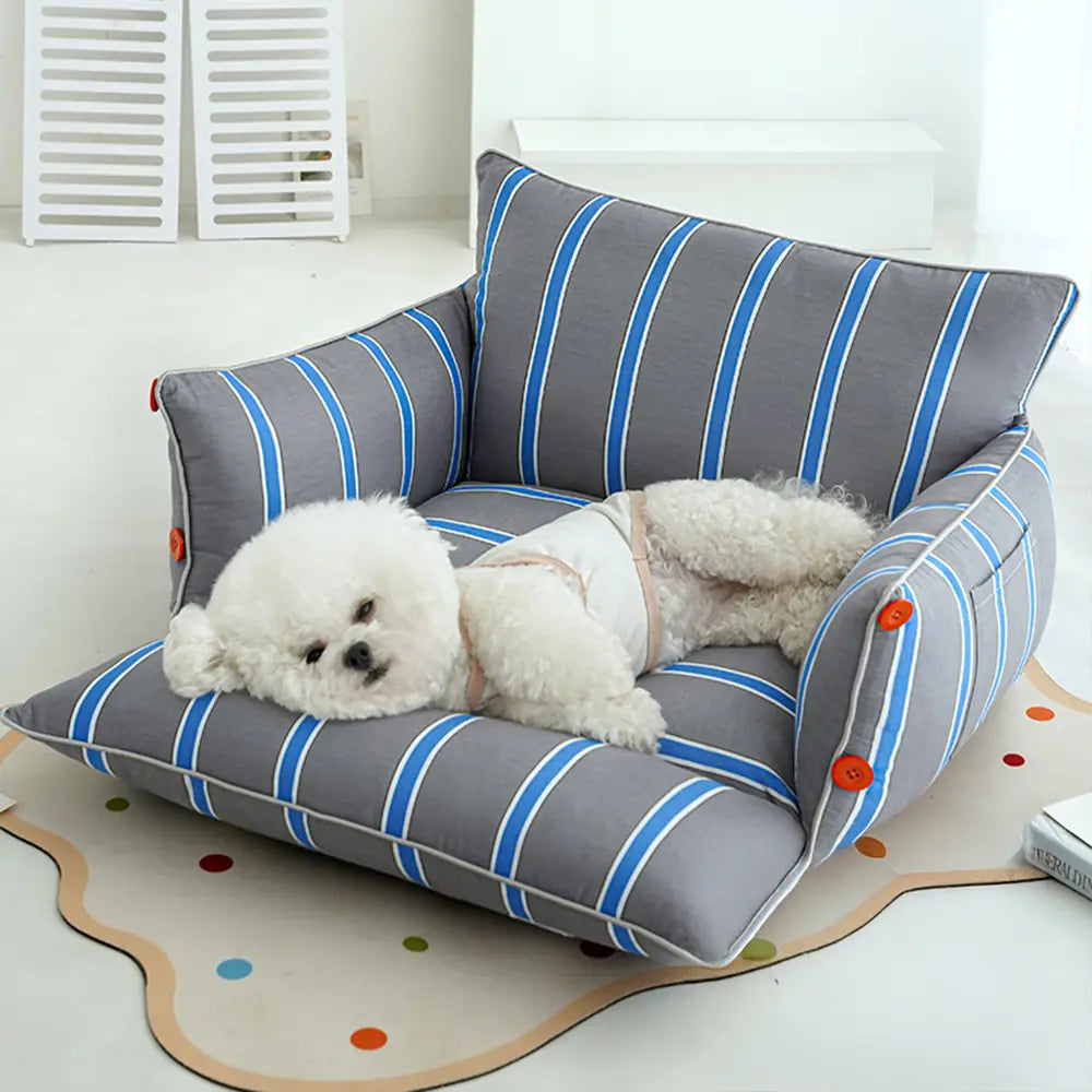 Baumwollkomfort Beruhigendes Hundesofa Bed