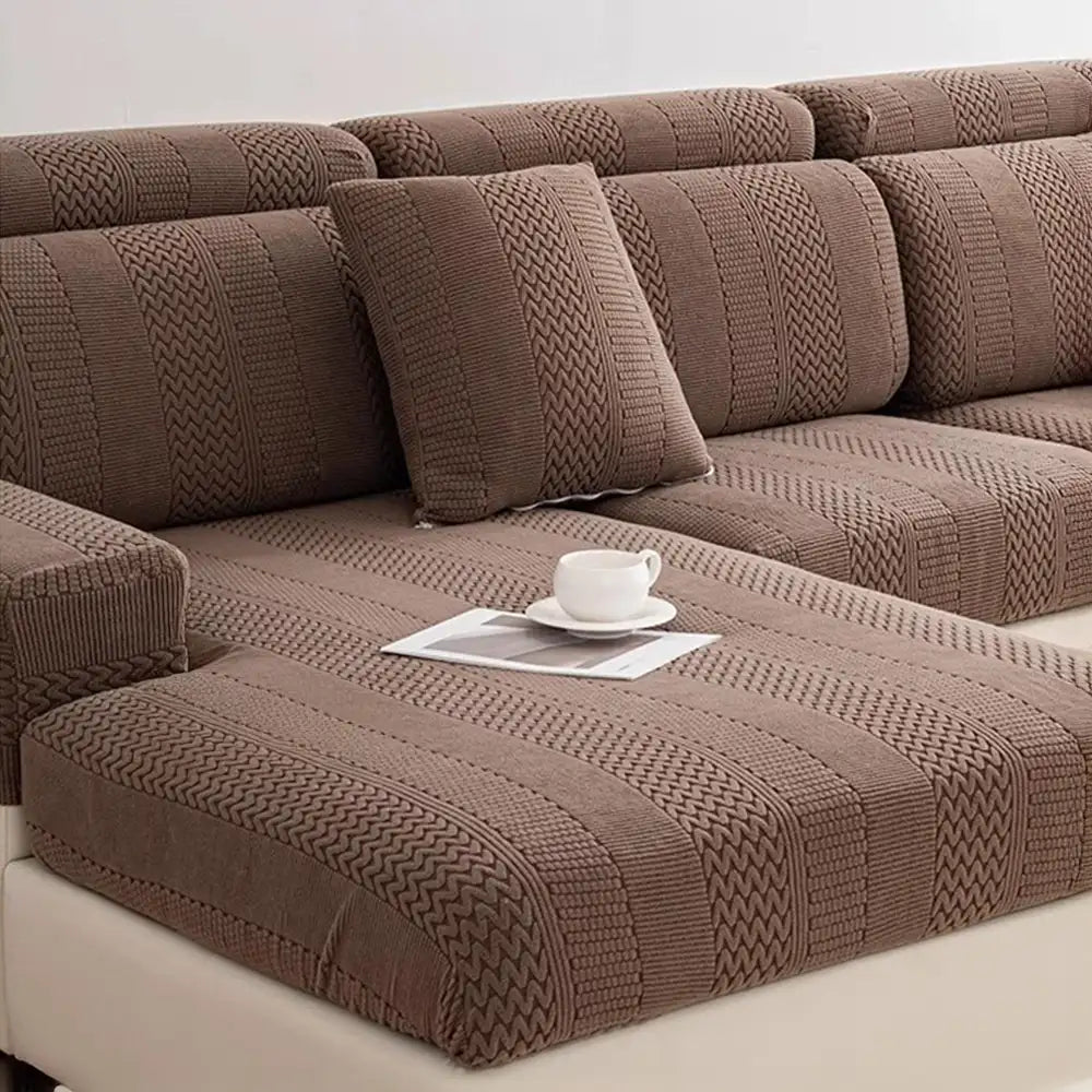 Polarfleece Weiche Antistatische Schutz Sofa Elastischer Vollumschlag Couchbezug