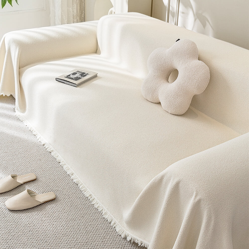Weicher wasserabweisender Teddy-Plüsch-Decke für Couch