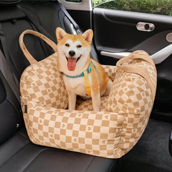 Dog Car Seat Bed - First Class - FUNNYFUZZY