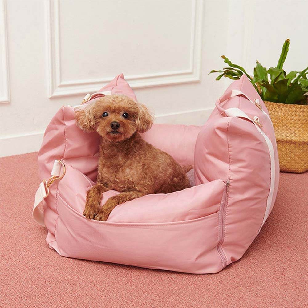 Waterproof Dog Car Seat Bed - First Class - FUNNYFUZZY