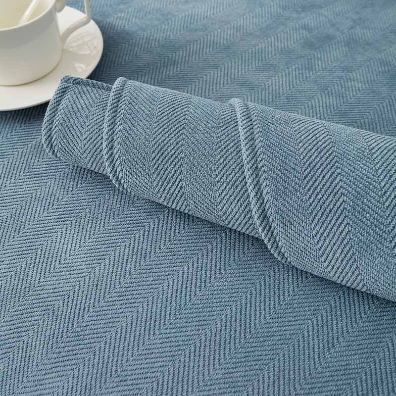 Wasserdichter Anwuchsverhindernder Outdoor Sofabezug aus Chenille mit Fischgrätenmuster