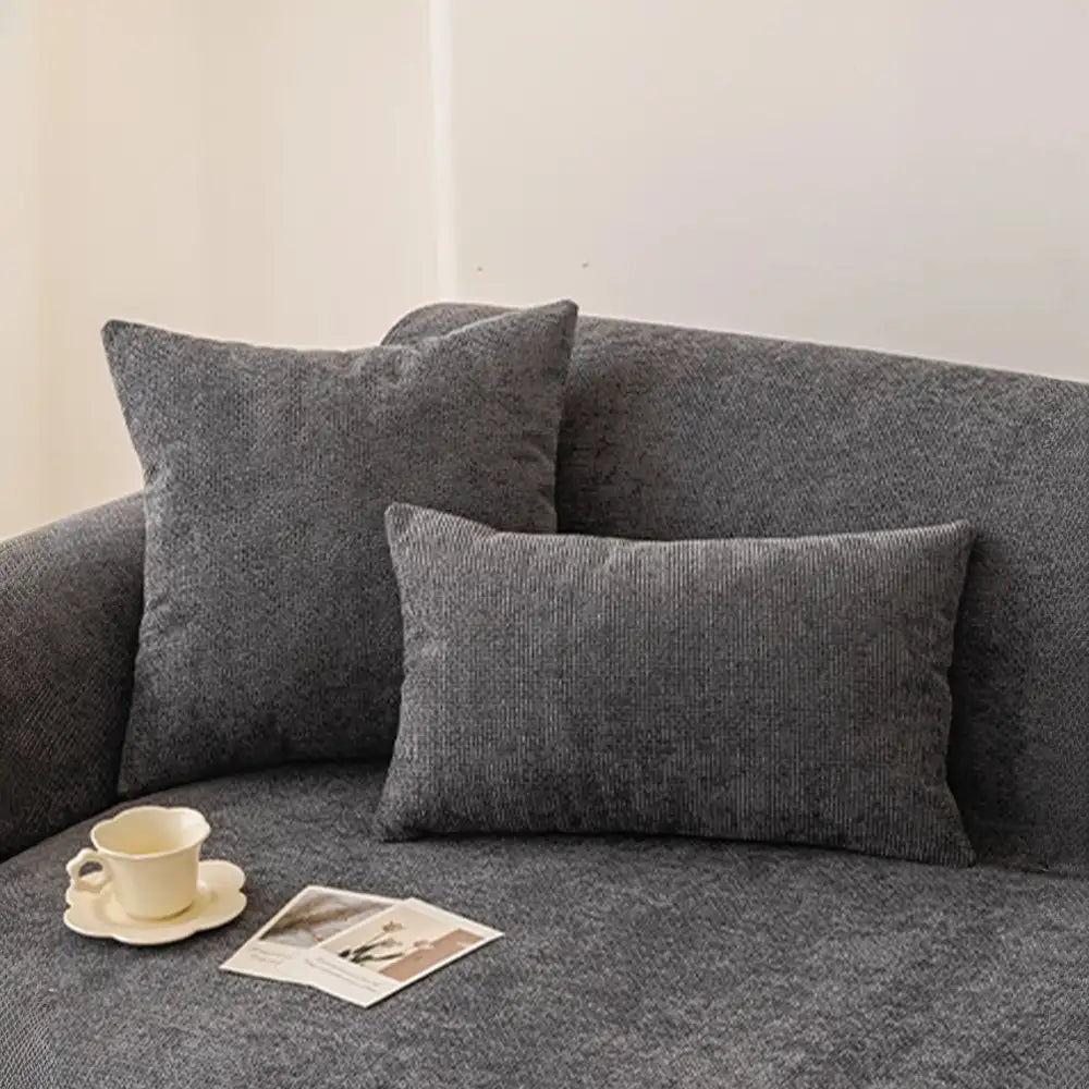 Einteiliger Chenille Kratzfester, Langlebiger, Wasserabweisender, Rutschfester Sofaüberzug