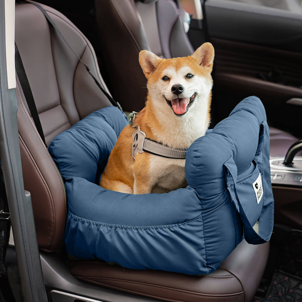 Portable Leisure Outing Pet Bolster Large Dog Car Seat Bed - FUNNYFUZZY