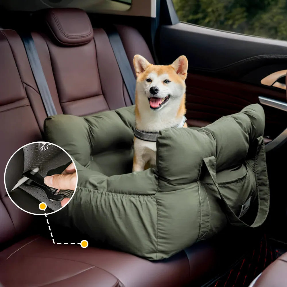 ISOFIX Hund-Autositzbett mit ISOFIX-System - Erste Klasse