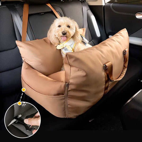 ISOFIX Hund-Autositzbett mit ISOFIX-System - Erste Klasse