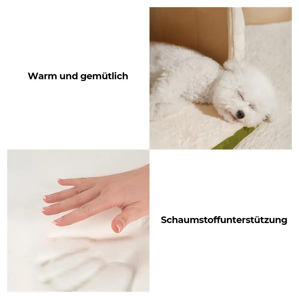 Höhlenstil Warmes Tiefschlaf Gemütliches Katzenhöhle Hundehütte