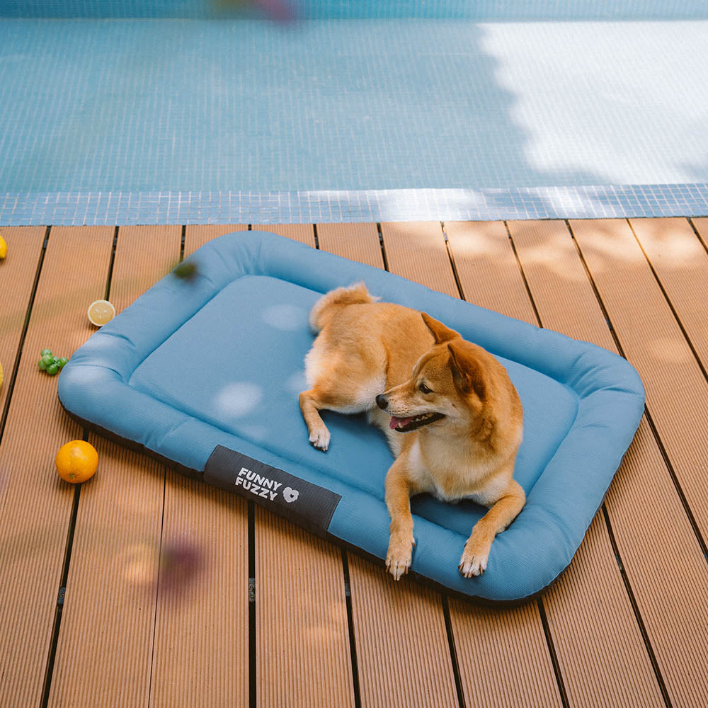 Wasserdicht Kratzfeste Farbblockierte Orthopädische Außen Hundematte - Trek Lounge