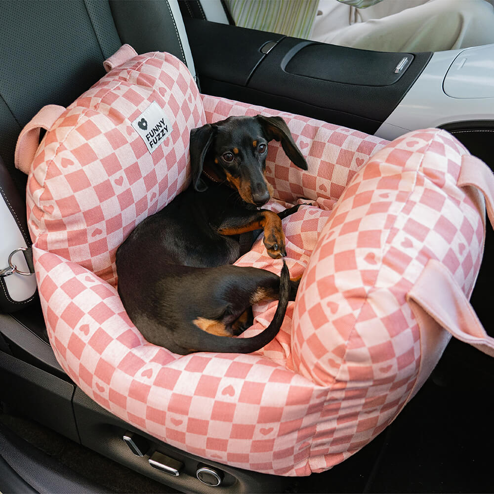 Dog Car Seat Bed - First Class - FUNNYFUZZY