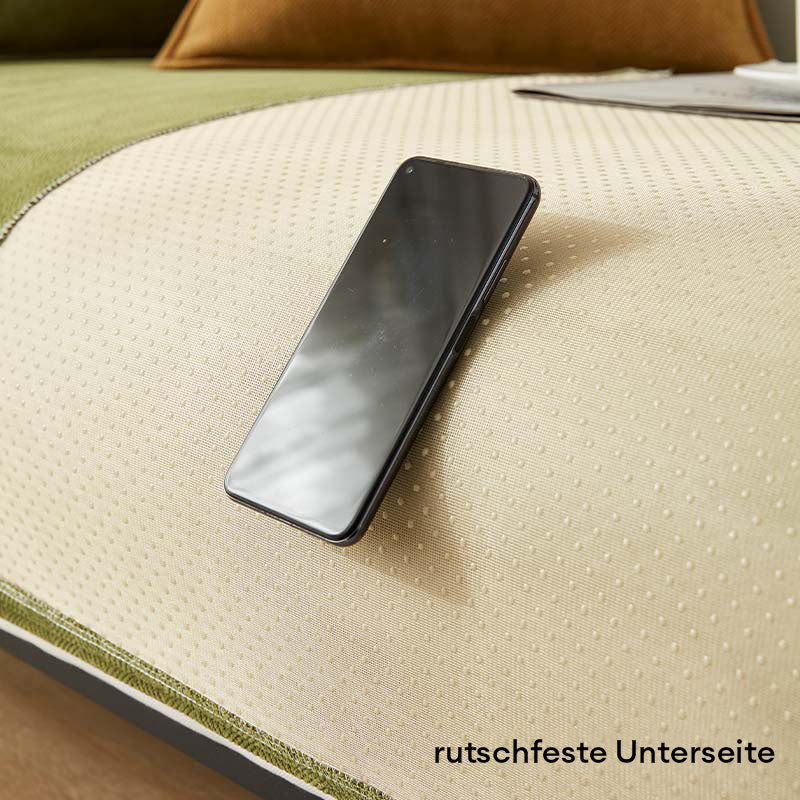 Wasserdichter Anwuchsverhindernder Outdoor Sofabezug aus Chenille mit Fischgrätenmuster